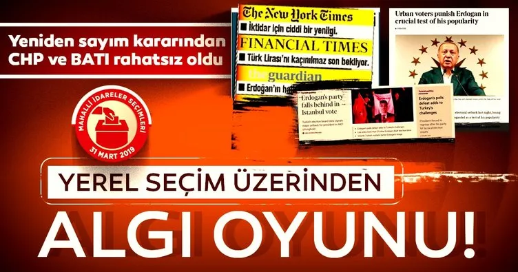 CHP ve Batının provokatif söylemleri!