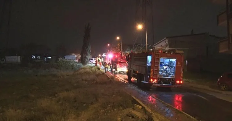 Başakşehir’de yangın! 7 kişilik aile ölümden döndü