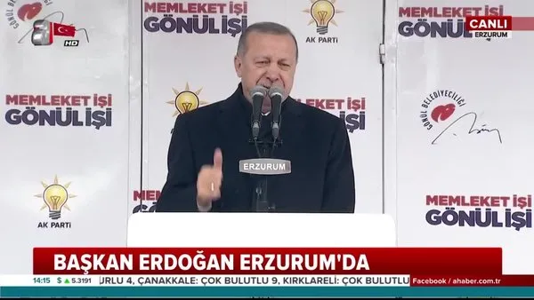 Cumhurbaşkanı Erdoğan: CHP / HDP / İyi Parti / SP 4'ü bir araya gelmişler...