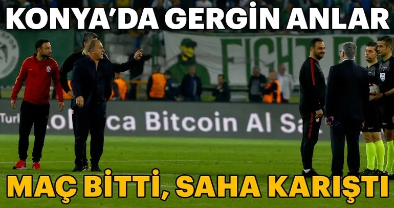 Atiker Konyaspor - Galatasaray maçından kareler