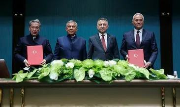 Türkiye ile Tataristan Cumhuriyeti arasında yatırım ve iş birliği alanında üç anlaşma imzalandı