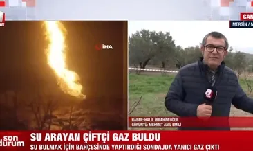 Su arayan çiftçi gaz buldu!