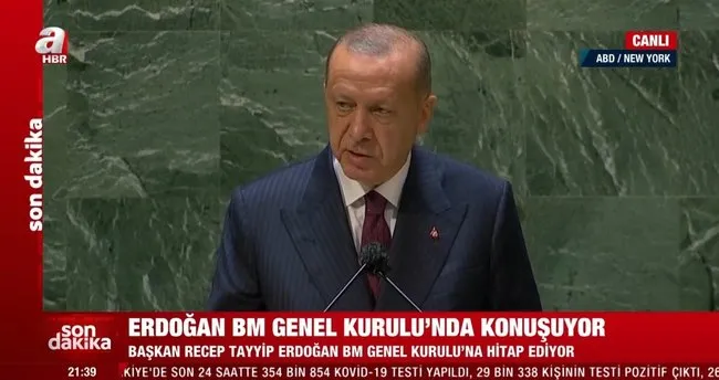 Son dakika: Başkan Erdoğan’dan BM Genel Kurulu’nda önemli açıklamalar