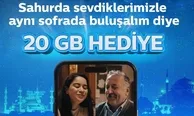Ramazan ayına özel 20 GB hediye etti