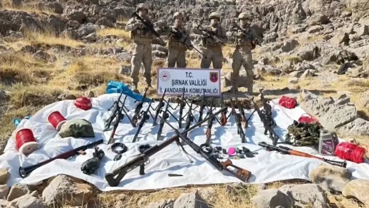 Cudi Dağı'nda terör örgütü PKK'ya ağır darbe! 55 mağara, sığınak ve barınma alanı imha edildi