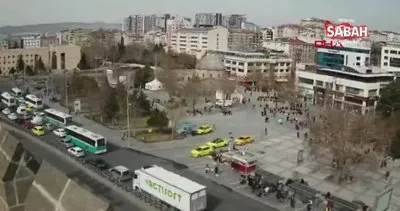 Kayseri İncesu’daki deprem anı kameraya yansıdı | Video