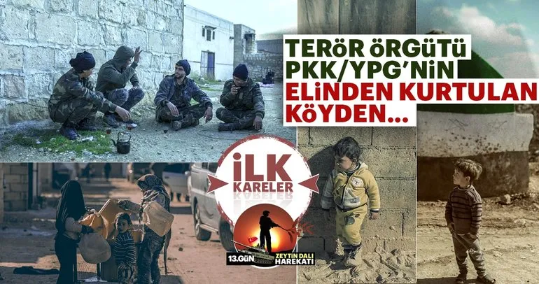 Terör örgütü PKK/YPG’den kurtulan köyden ilk kareler...
