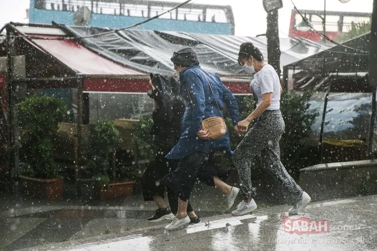 İstanbul’da dolu yağışı etkili oluyor