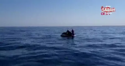 Yunanistan’a jet ski ile kaçmaya çalışan FETÖ’cüler böyle yakalandı | Video
