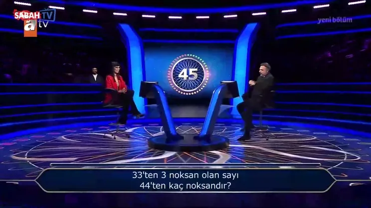 Milyoner'de yarışmacı öyle bir soruda elendi ki herkes şaşırdı!