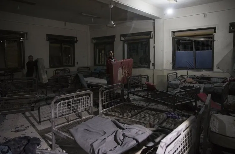 PYD/PKK’lı teröristler Azez’deki hastanelere saldırdı