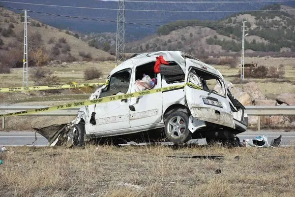 Tosya’da 2021 yılında 6 kişi trafik kazalarında öldü