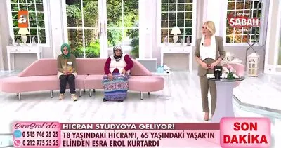 65 yaşındaki Yaşar Şahin’in mağdur ettiği 17 yaşındaki Hicran Esra Erol’da! Hicran ailesine Esra Erol’da kavuştu! | Video