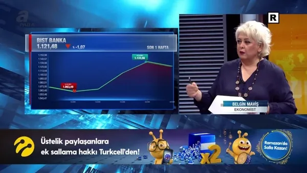 Ekonomist Belgin Maviş: Borsa İstanbul'da sanayi endeksi yukarı yönlü hareketlenebilir