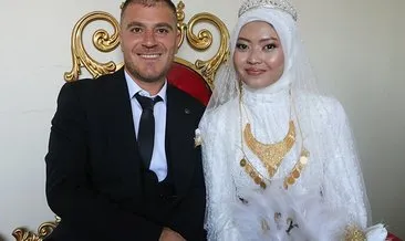 Aşk hikayeleri herkesi şaşırttı: Yüksekova’ya Endonezyalı gelin geldi! #hakkari