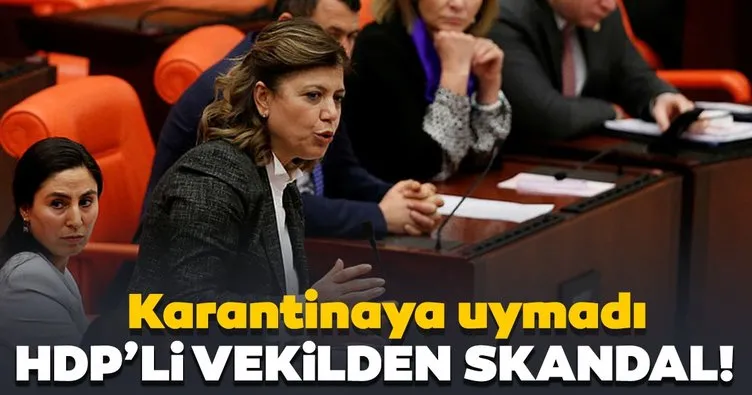 HDP’li Beştaş’tan skandal! Karantina kuralını hiçe saydı!