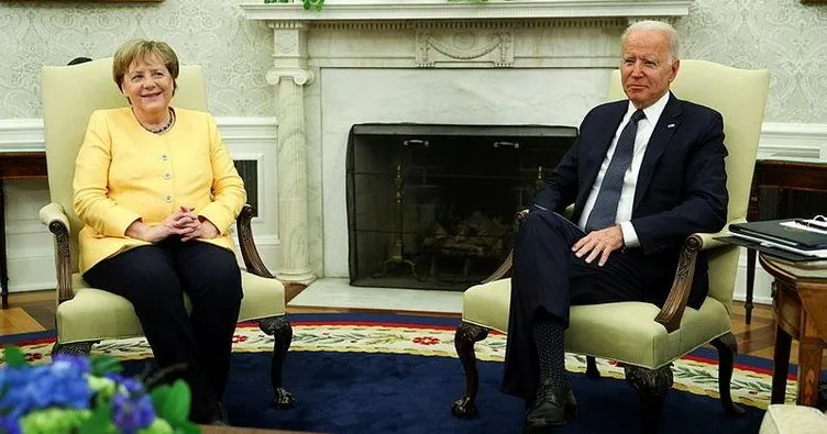 Biden ile Merkel Beyaz Saray’da görüştü