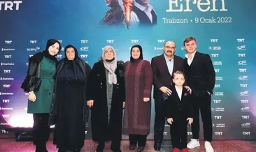 İki kahramanın aileleri galada buluştu
