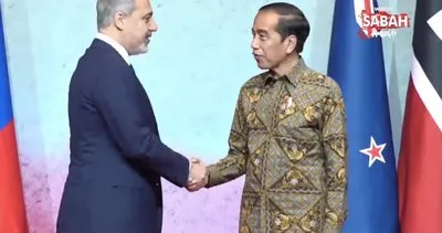 Bakan Fidan, Endonezya Devlet Başkanı Widodo ile görüştü | Video