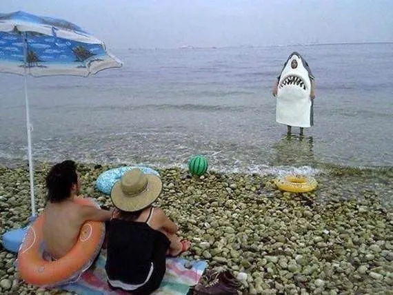 En acayip plaj fotoğrafları