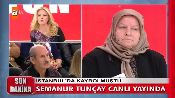Müge Anlı'da 19 yaşındaki Semanur Tunçay'ın canlı yayındaki açıklamaları olay oldu! (1 Kasım 2019 Cuma)