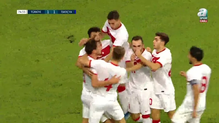 GOL | Türkiye U21 1-1 İskoçya U21