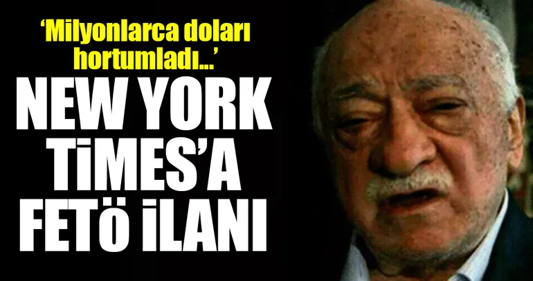 Robert Amsterdam'dan New York Times'a FETÖ ilanı!
