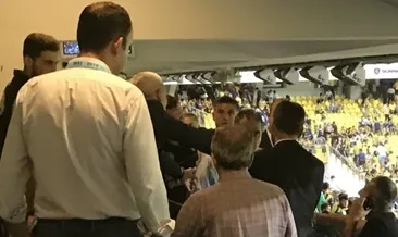 Fenerbahçe - Trabzonspor maçında protokol tribününde gerginlik