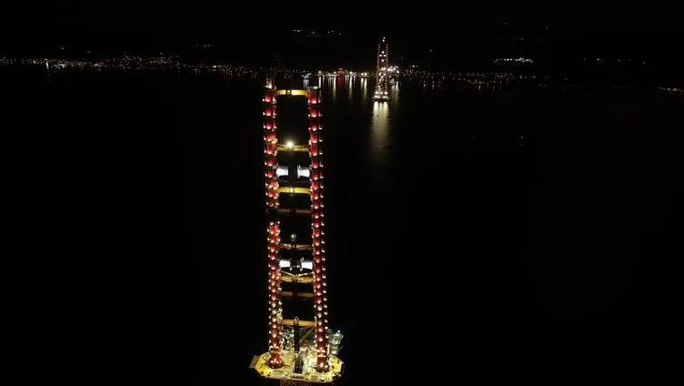 Çanakkale Köprüsü’nün son kulesi yarın tamamlanıyor! Başkan Erdoğan da katılacak