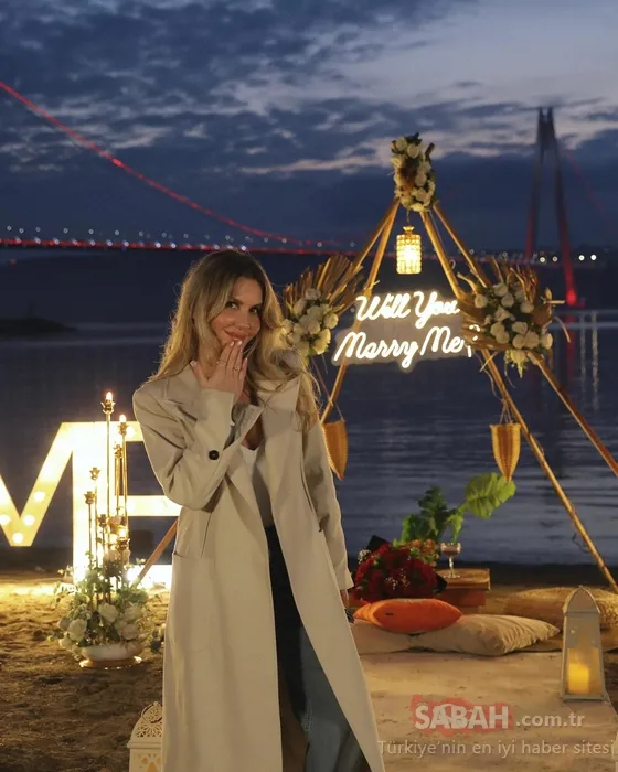 Esra Erol’un kız kardeşi Eda Erol pilot sevgilisinden evlilik teklifi aldı! ’Milyon kez evet’