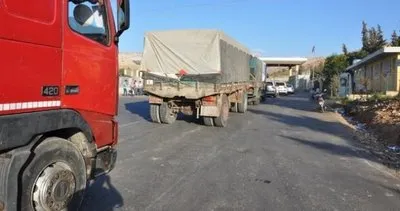 BM yardım konvoyu Suriye’ye geçiş yaptı