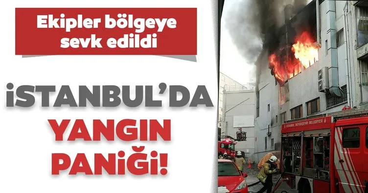 Son dakika haberi: İstanbul Kağıthane’de yangın paniği! Ekipler bölgeye sevk edildi