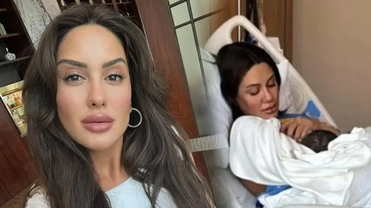 Oğlunu kucağına almıştı! Sahra Işık doğum sonrası kaç kilo verdiğini açıkladı!