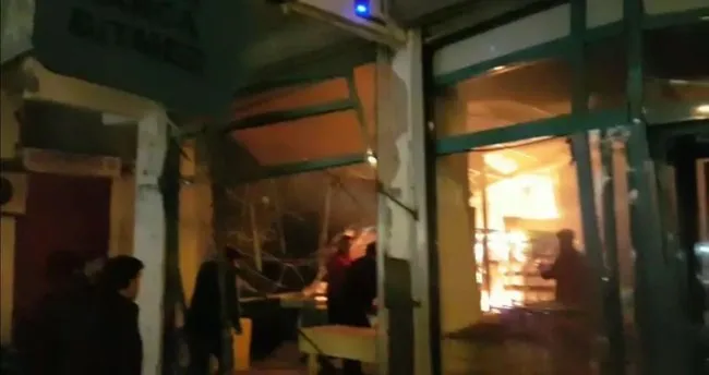 Diyarbakır’da markete el yapımı patlayıcılı saldırı!