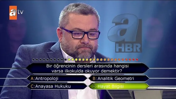 Kim Milyoner Olmak İster? 655. bölüm soruları ve cevapları