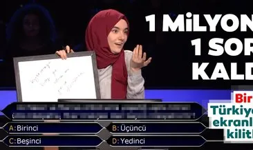 Kim Milyoner Olmak İster’de bir ilk! Türkiye’yi ekran başına kilitledi