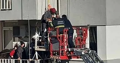 Güvenlik halatı hayat kurtardı #adana