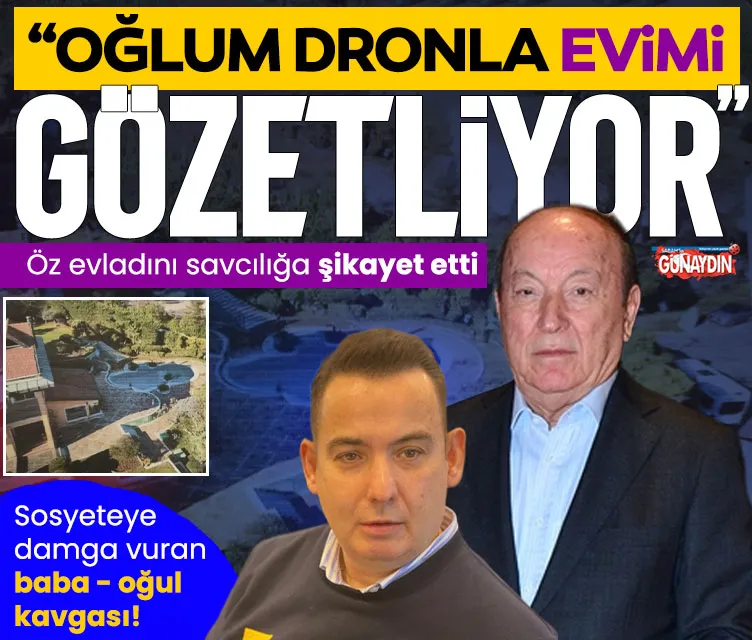 Oğlum dronla evimi gözetliyor