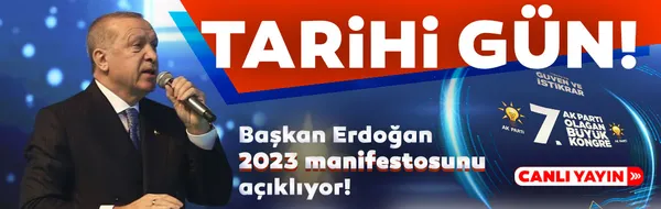 Tarihi gün! Başkan Erdoğan 2023 manifestosunu açıklıyor...