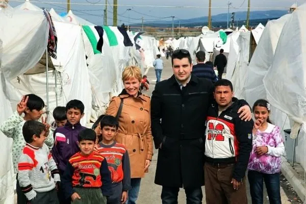 Mülteci kampından çok özel kareler