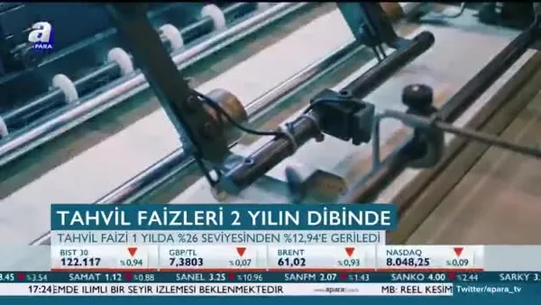 Tahvil faizi son iki yılın dibinde