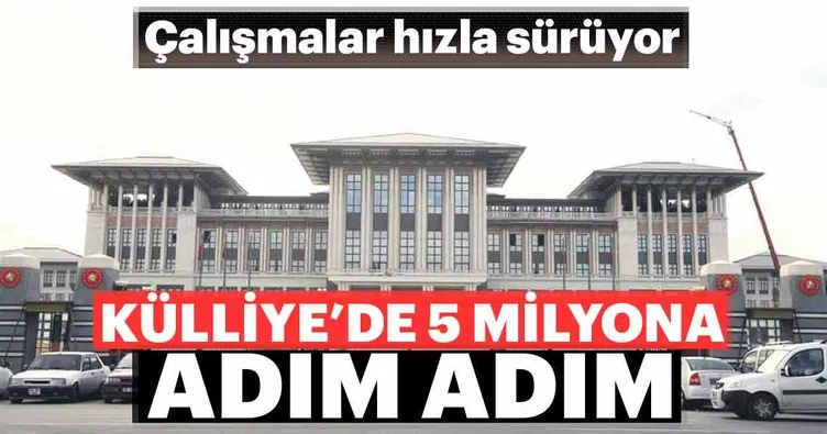 Külliye’de 5 milyon kitaba adım adım