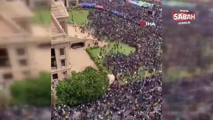 Sri Lanka’da protestocular başkanlık konutunu bastı | Video