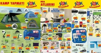 ŞOK AKTÜEL ÜRÜNLER BUGÜN SATIŞTA! 15 - 21 Nisan ŞOK aktüel ürünler neler? Kamp malzemeleri geliyor!