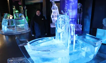 Türkiye’de ilk ve tek! Buz sanata dönüştü