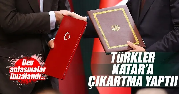 Türk şirketleri Katar’a çıkarma yaptı