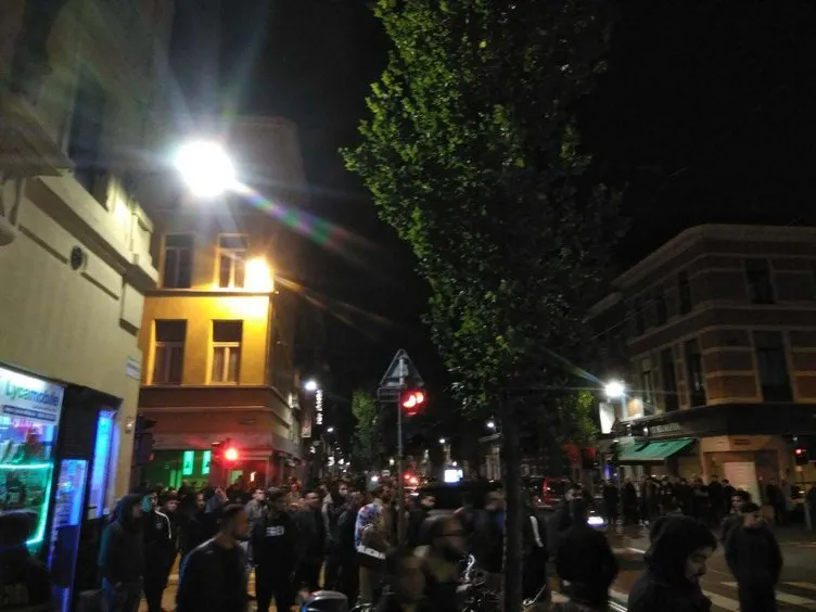 Son dakika haberi: Belçika'da büyük kışkırtma! Türk mahallesine girip slogan attılar