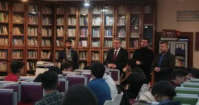 Başkan Beyazgül kütüphanedeki gençlerle buluştu #sanliurfa