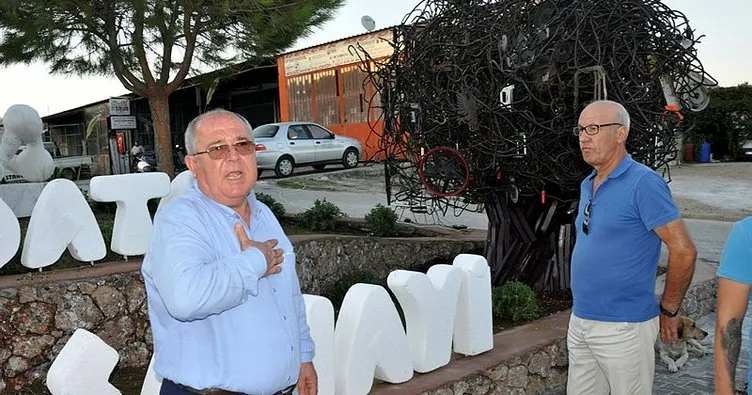 CHP’li Datça Belediye Başkanı Gürsel Uçar’a ’heykel’ şoku! Açılışta yalnız kaldı
