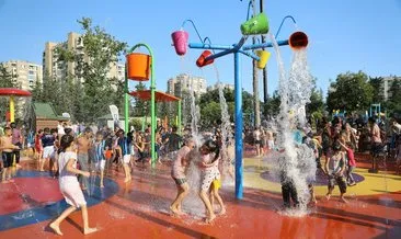 Çocukların yeni eğlencesi su oyun parkları açıldı #adana
